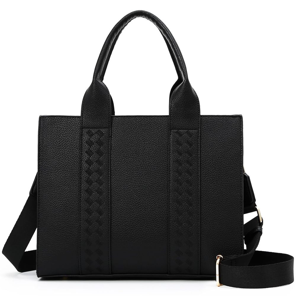 Purses And Handbags For Fashion Messenger Satchel Pu Textured Top Handle